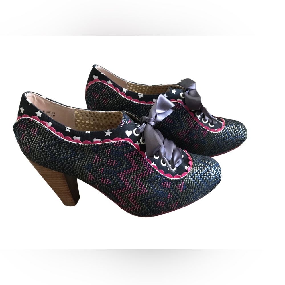 Anthropology Poetic License Londen Lace up Heels woman’s size 10